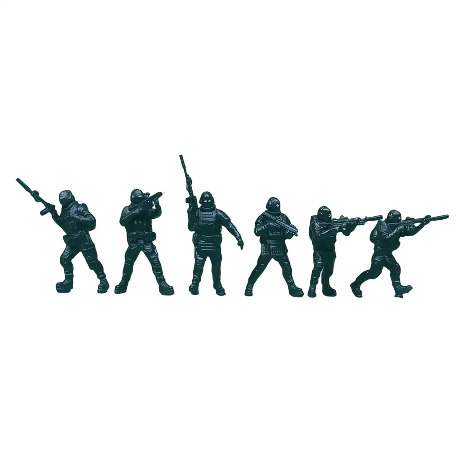 Figuras de acción mini del ejército, hombres realistas para diorama - imagen 5