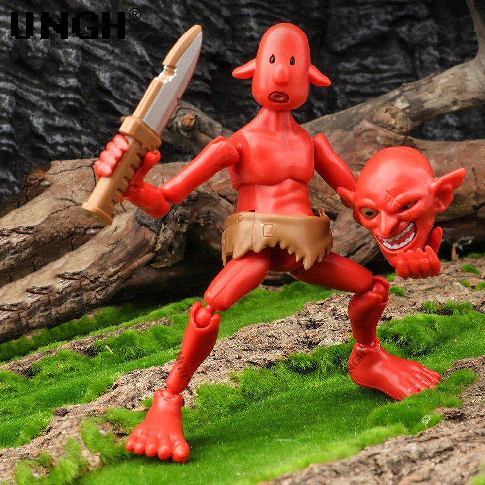 Robot Goblin 3D multiarticulado ensamblable con piezas impresas - imagen 4