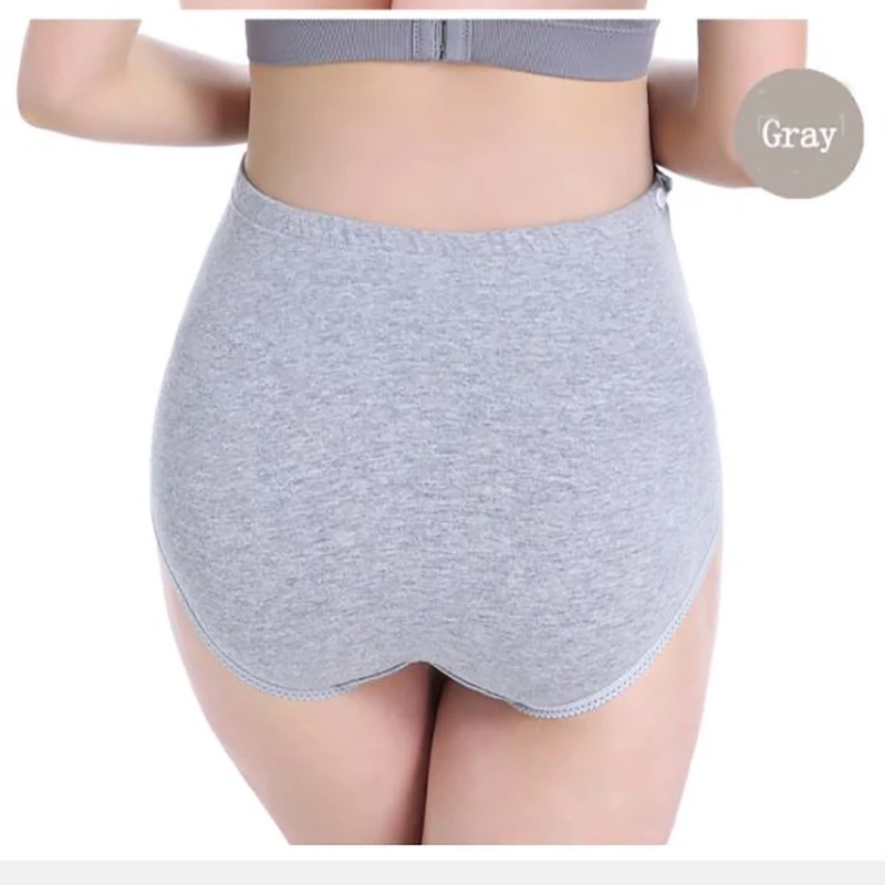Bragas premamá de algodón con cintura alta - imagen 4