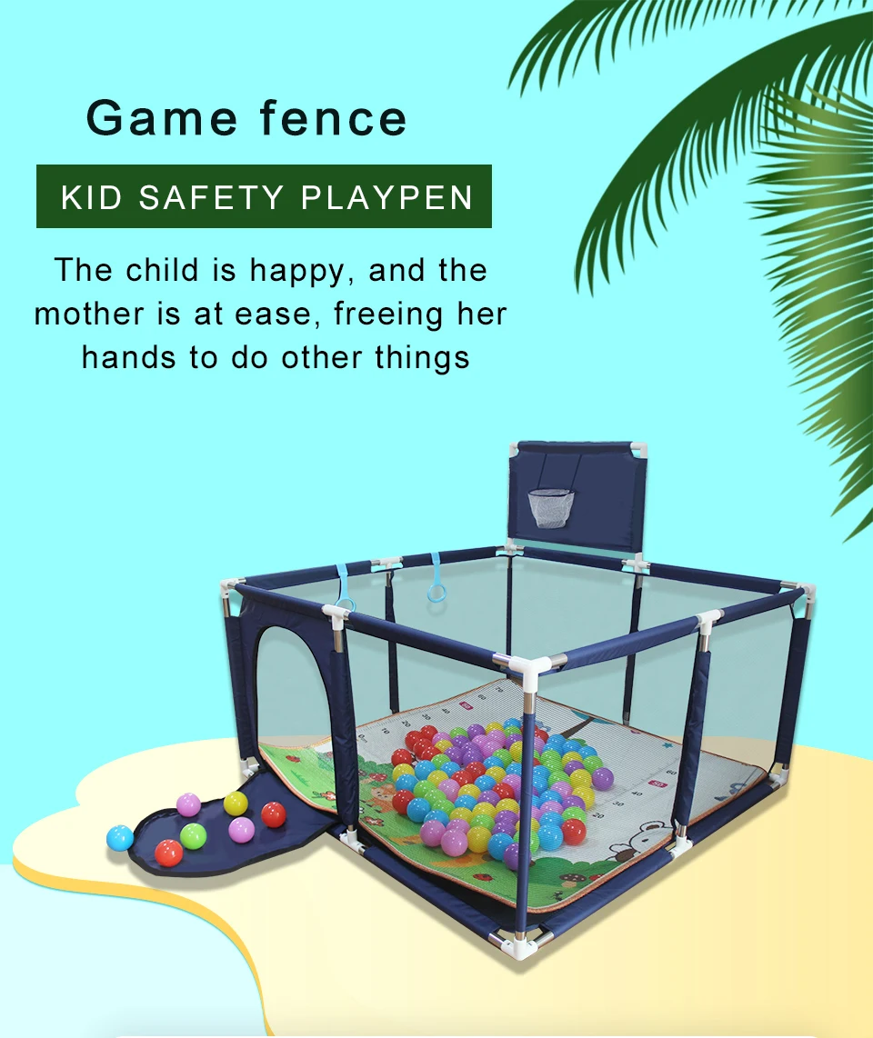 Parque infantil IMBABY vista frontal con tablero de baloncesto