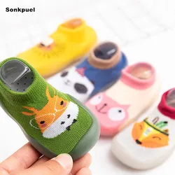 Calcetines antideslizantes de suelo con suela de goma para bebés