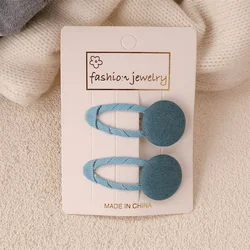 Diadema de tela a cuadros con goma elástica para niñas y flequillo