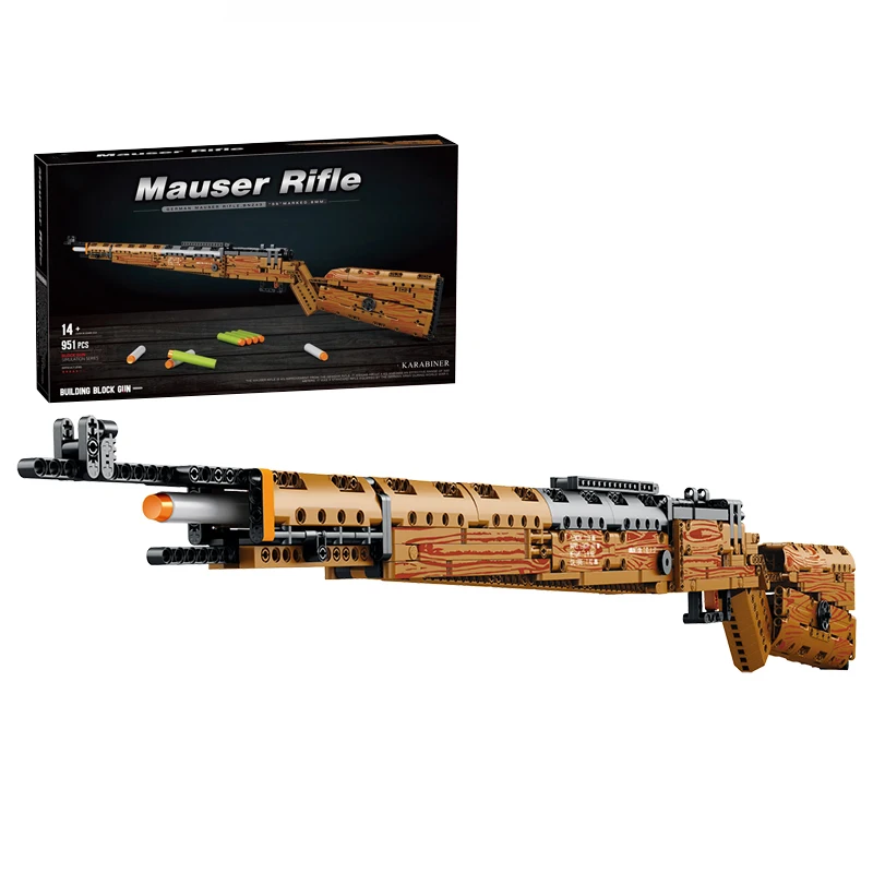 Mauser Kar98K bloques de construcción de rifle de francotirador - imagen 5