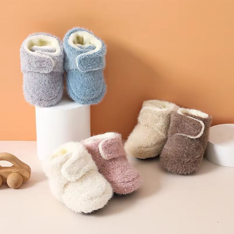 Zapatos de invierno bebé con suela suave antideslizante primeros pasos - imagen 4