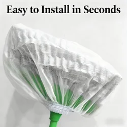 Fundas desechables para escoba redondas: limpieza de suelos del hogar