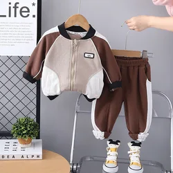 Conjunto de chaqueta y pantalón para bebé primavera otoño