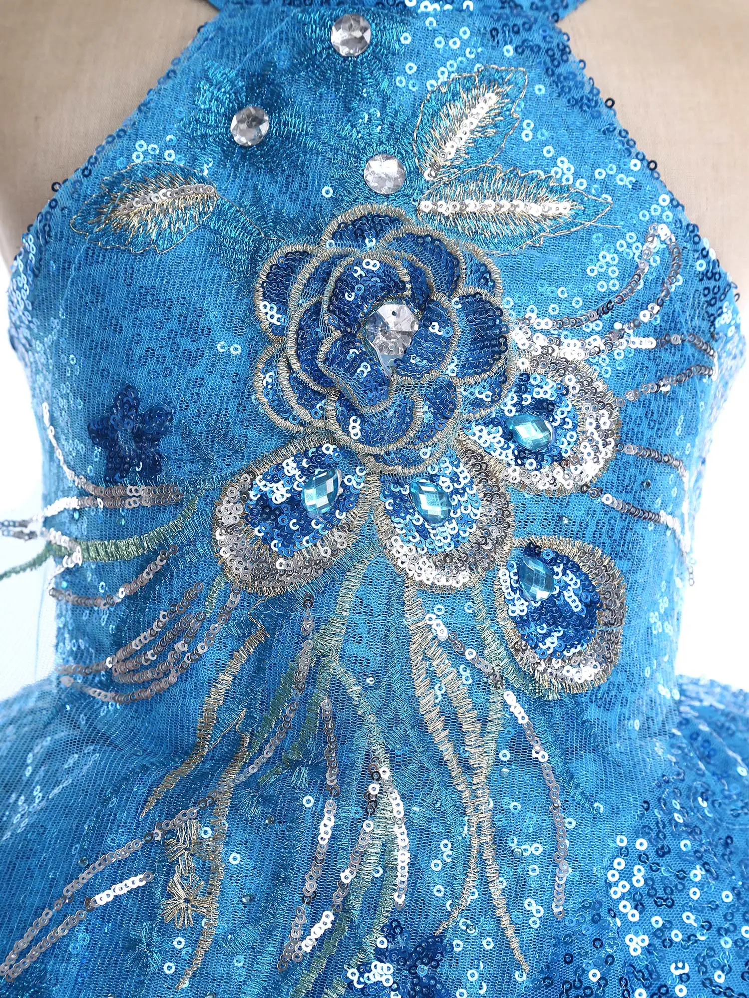Vestido de princesa con lentejuelas para niña – Fiesta y graduación - imagen 2