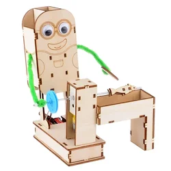 Robot barbacoa de madera 3D para ensamblar – Juguete creativo niños