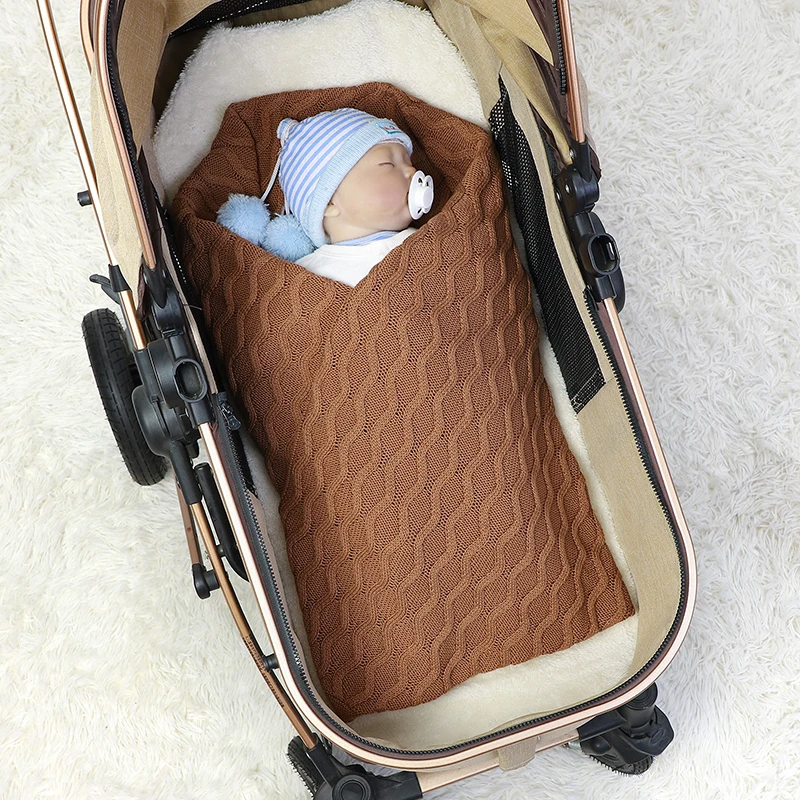 Funda nordica de algodon suave para bebe y manta tejida transpirable - imagen 5