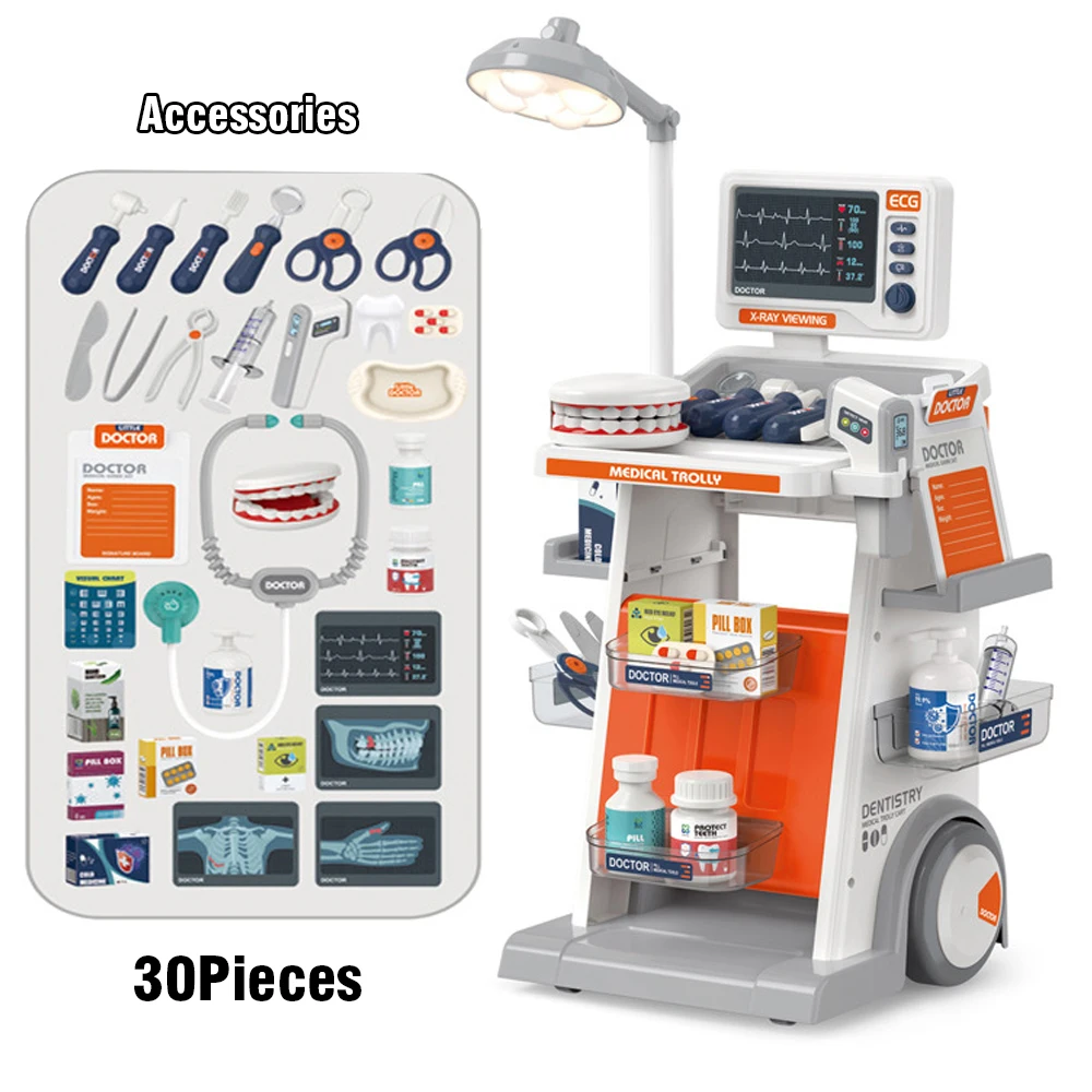 Kit médico de imitación infantil con luz y sonidos - imagen 4