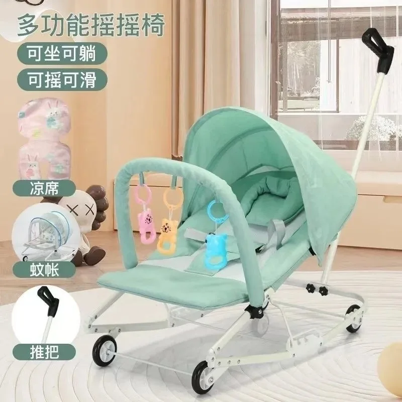 Mecedora plegable de bebé con función silla para calmar - imagen 4