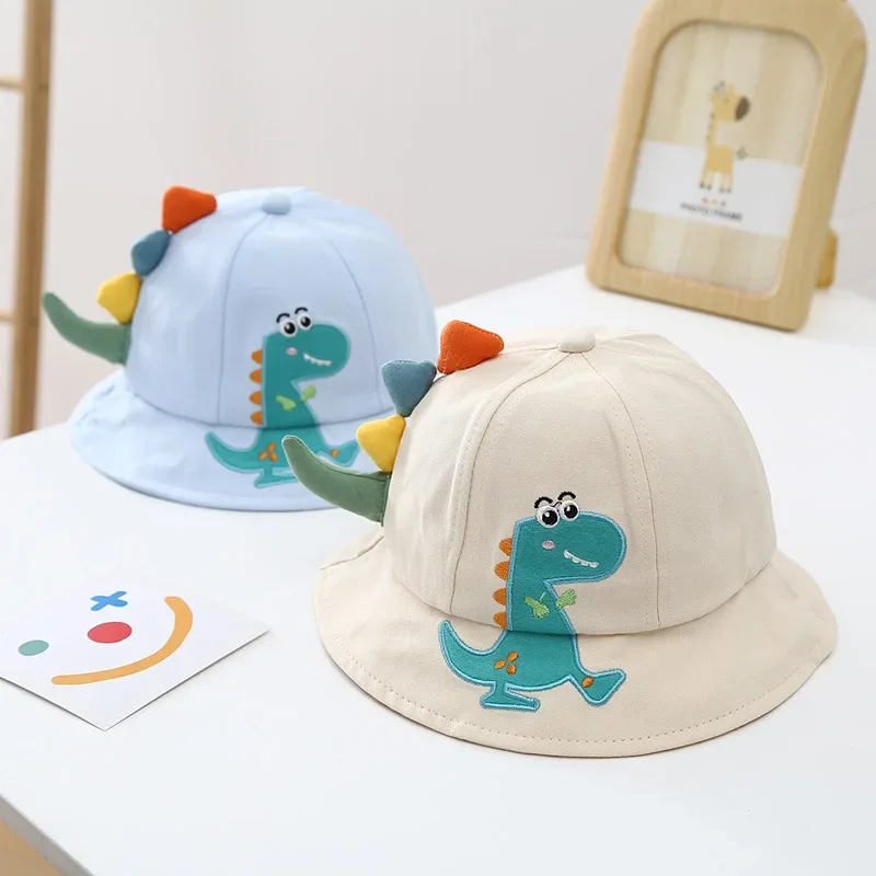 Sombrero de verano para bebé Panamá dinosaurios con protección UV - imagen 4