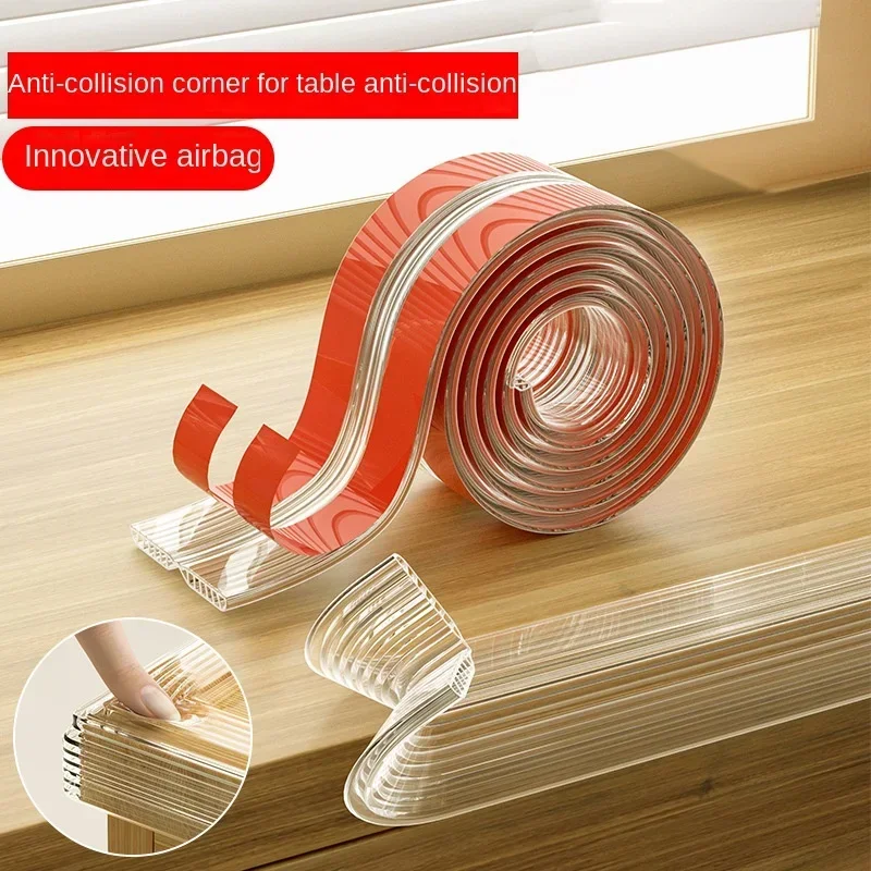 Protector bordes mesa PVC transparente para bebés - imagen 2