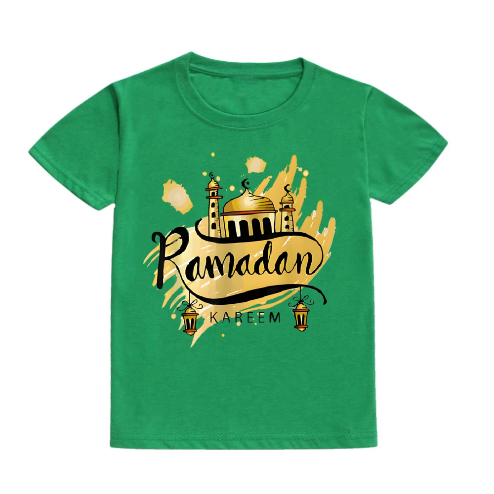 Camiseta infantil de Ramadán Kareem con manga raglán - imagen 3