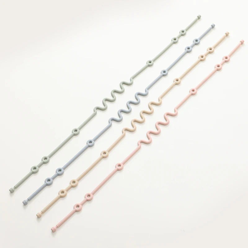 Set de correas de seguridad y clips de silicona para bebé - imagen 4