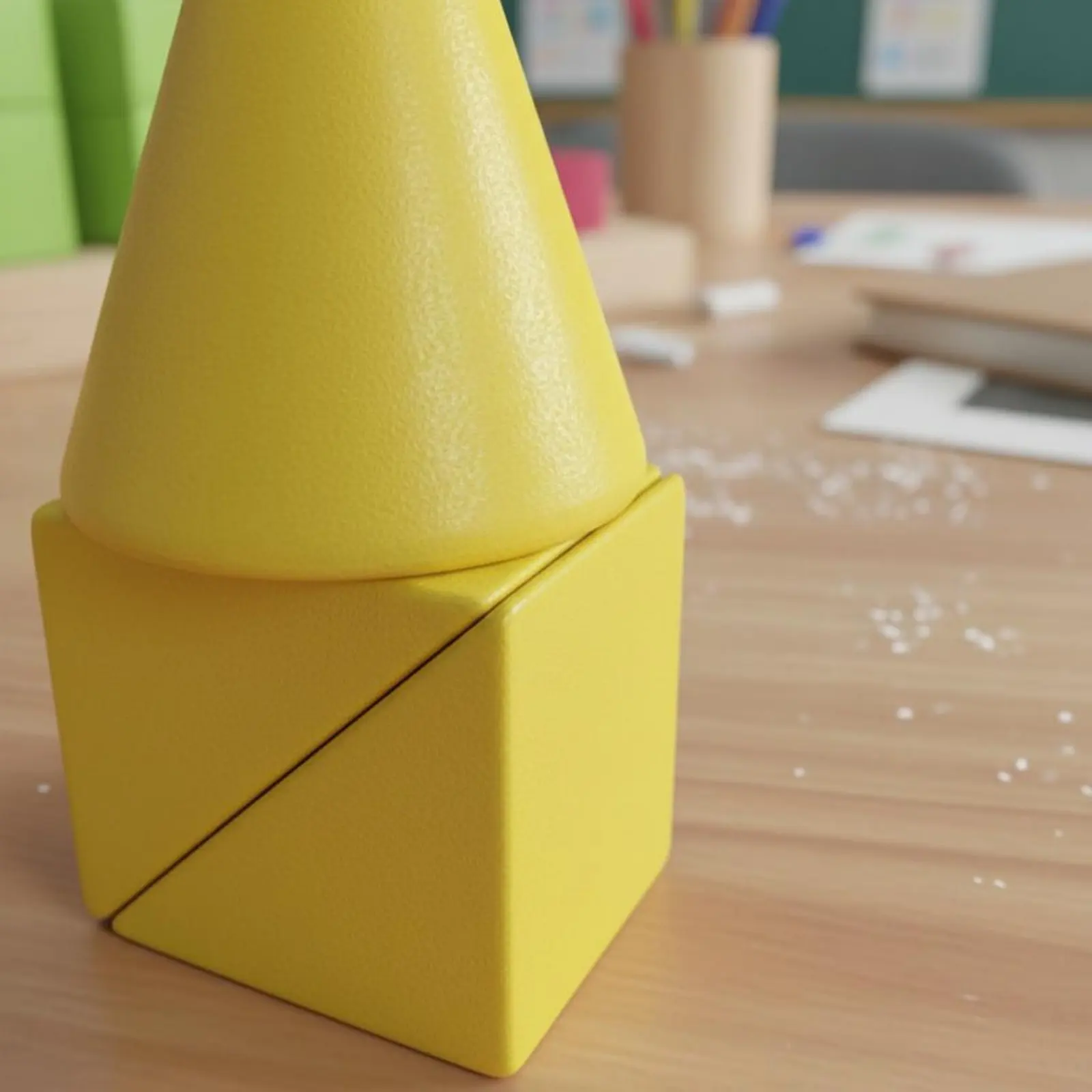 Bloques geométricos de madera 3D para aprender formas a niños - imagen 4