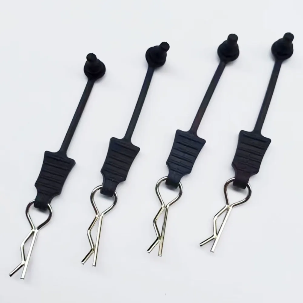 Clips elásticos de fijación para carrocería RC negra - imagen 2