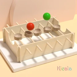 Juego de equilibrio en madera giratoria para niños, regalo Navidad