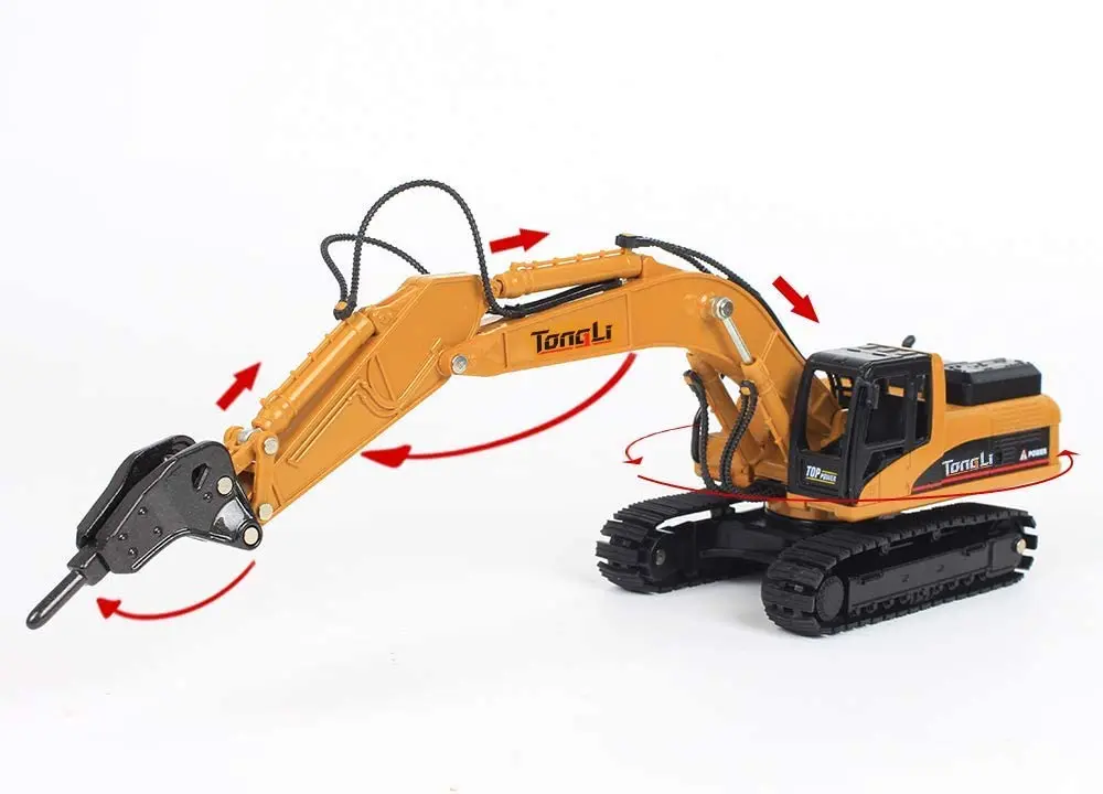 Excavadora Huina – Vehículo de juguete para niños - imagen 4