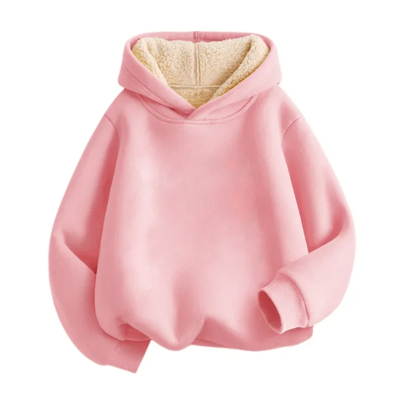 Sudadera acolchada con capucha para niños y niñas, abrigo de invierno - imagen 5