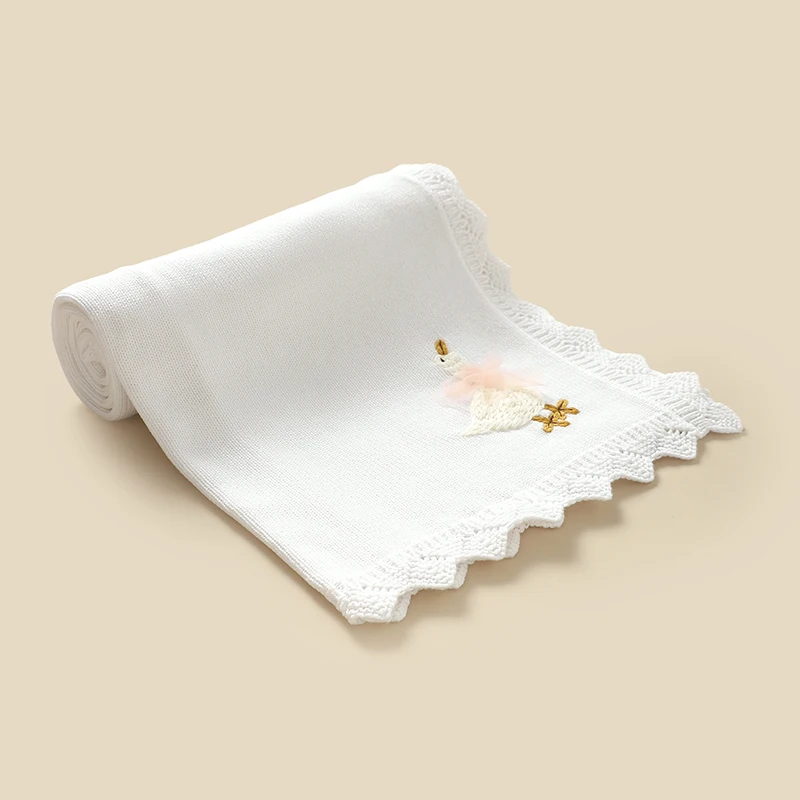 Manta para bebé de algodón suave, cochecito y moisés - imagen 3