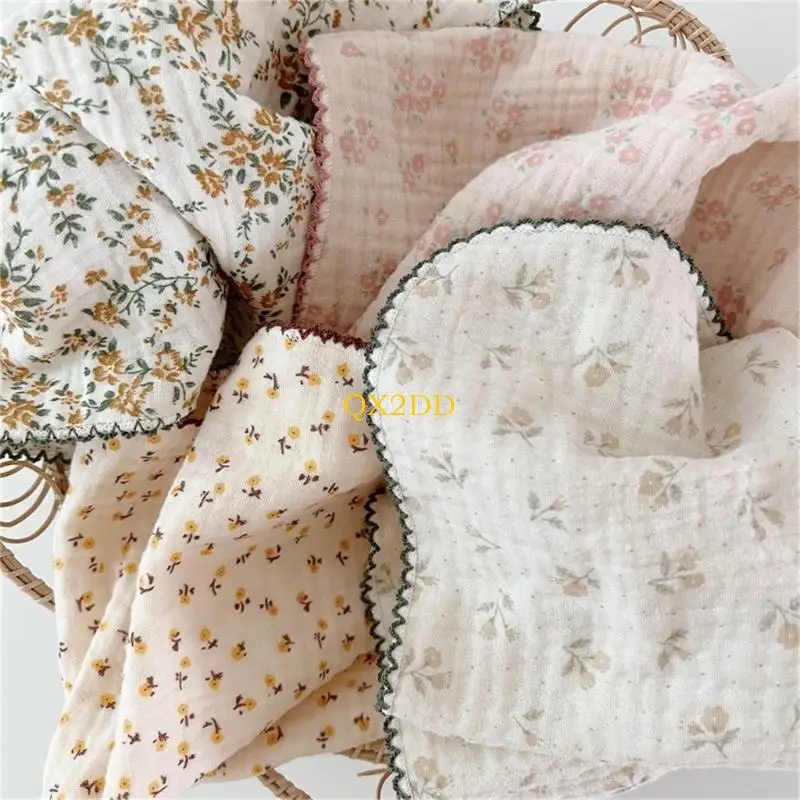 Paño para eructar con estampado floral suave