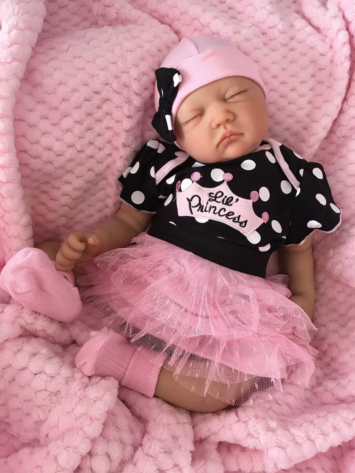 NPK Muñeca Reborn bebé pintada realista tamaño grande - imagen 4