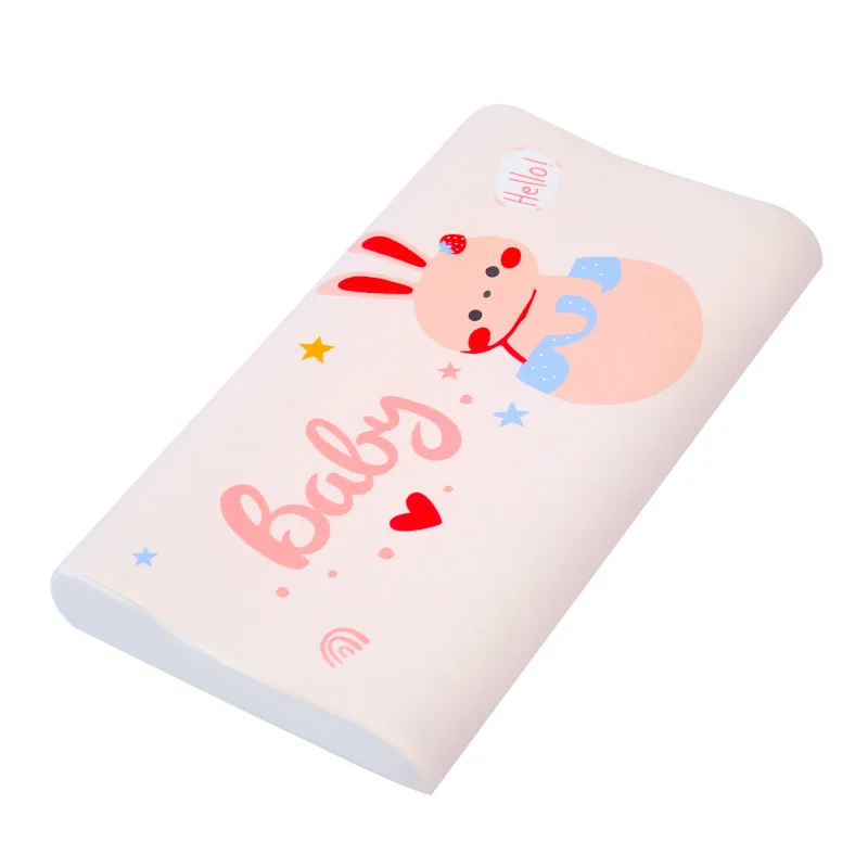 Almohada infantil de látex natural con dibujos tiernos para cuello - imagen 3