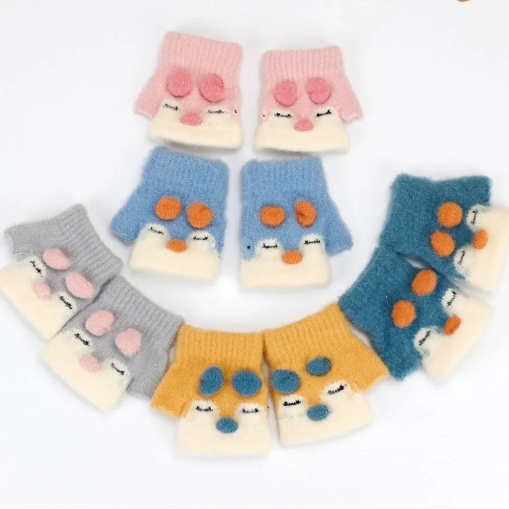 Guantes de invierno para niños – dibujos cálidos antiviento con forro - imagen 3