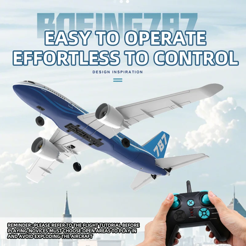 Avión RC de espuma EPP de ala fija con planeador para principiantes - imagen 4