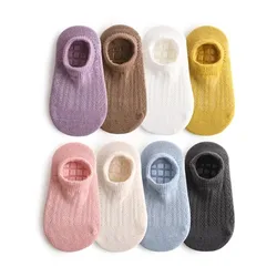 Calcetines invisibles de algodón para bebés de verano antideslizantes
