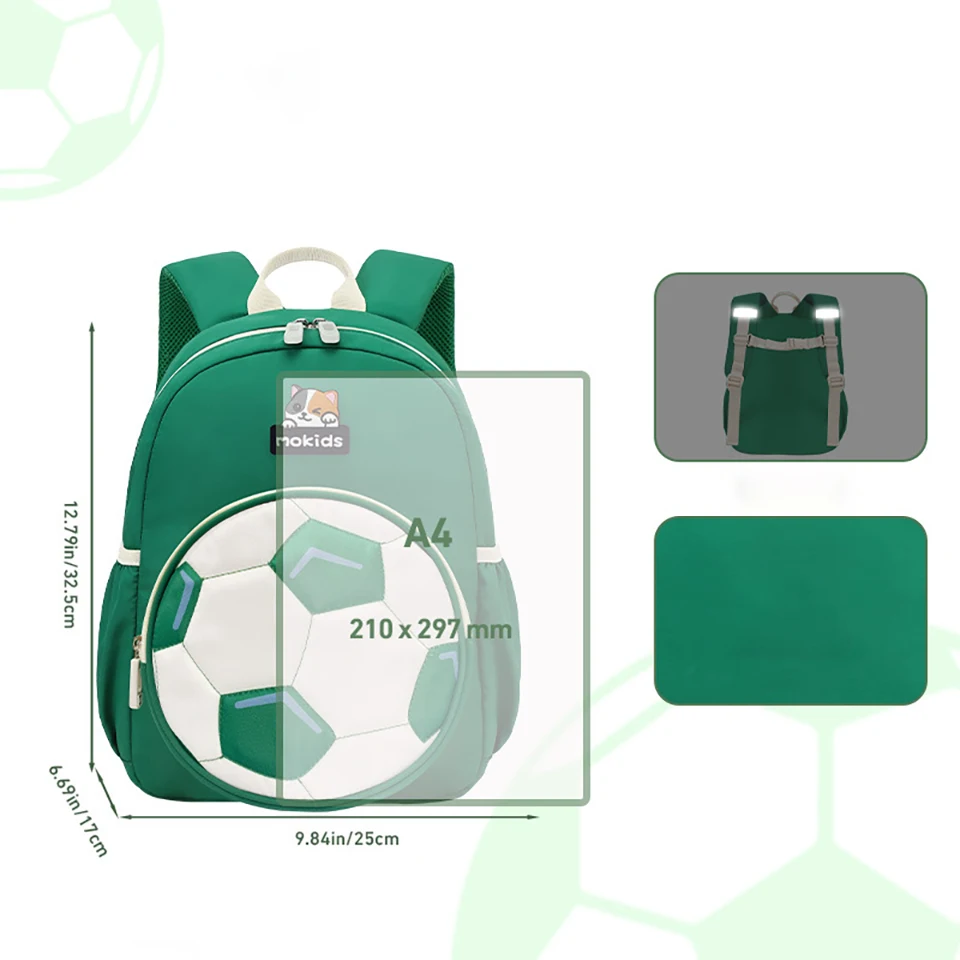 Mochila escolar infantil bicolor morado y blanco, ligera resistente - imagen 3