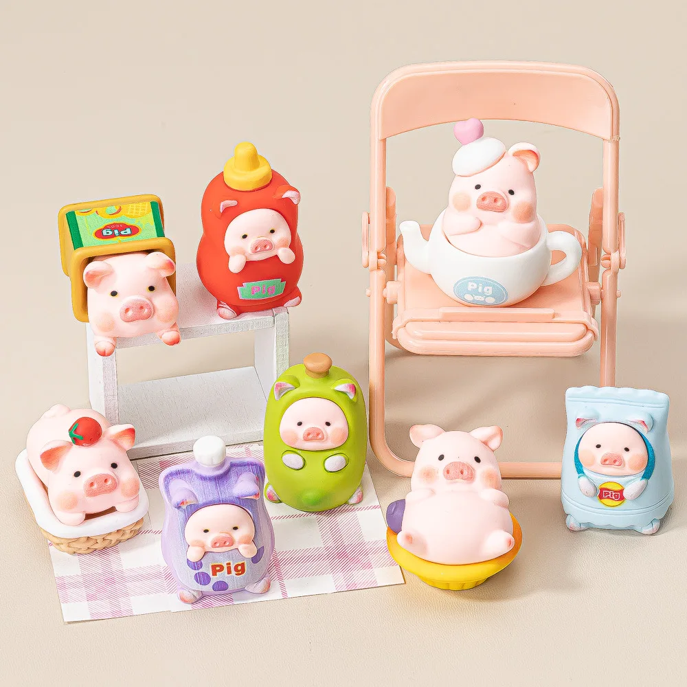 Figuras de cerditos coleccionables para jugar en granja - imagen 2