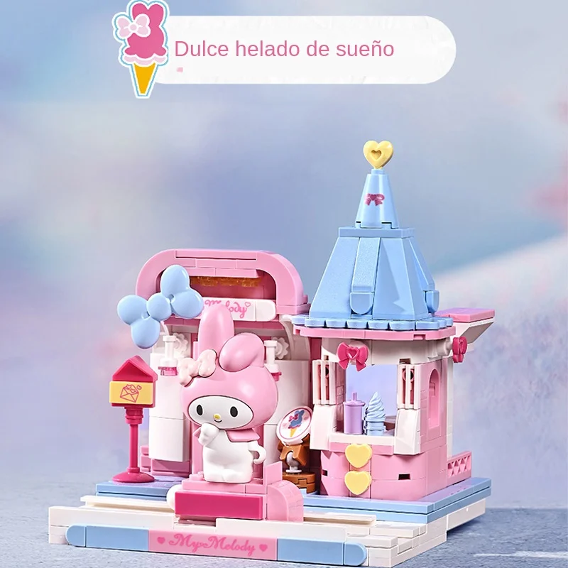 Sanrio Hello Kitty - Bloques de construcción para niños - Decoración escritorio - imagen 5