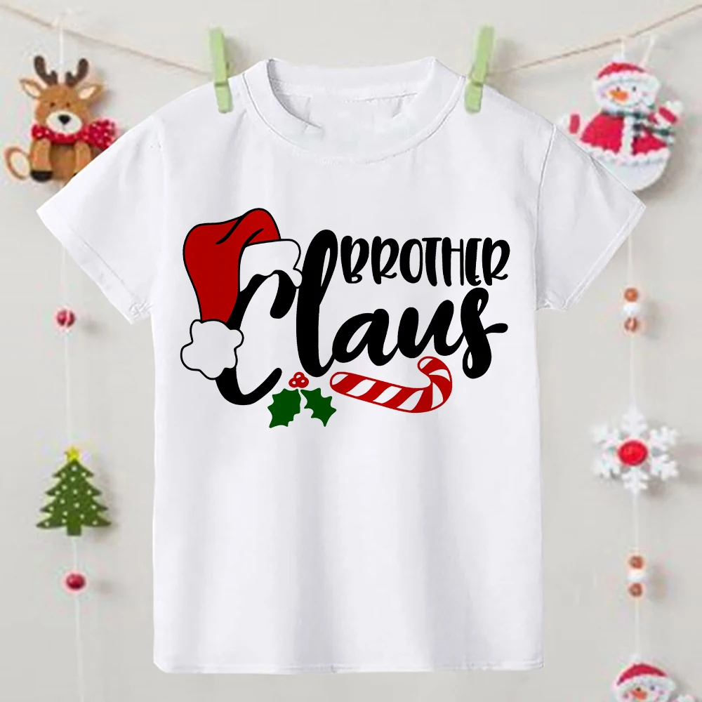 Conjunto familiar navideño a juego: monos y camisetas de fiesta