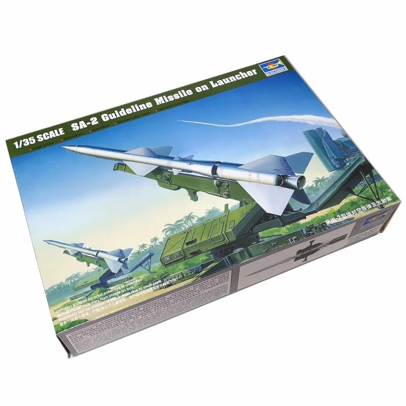 Kit de maqueta del misil SA-2 Guideline Trumpeter para montaje - imagen 3