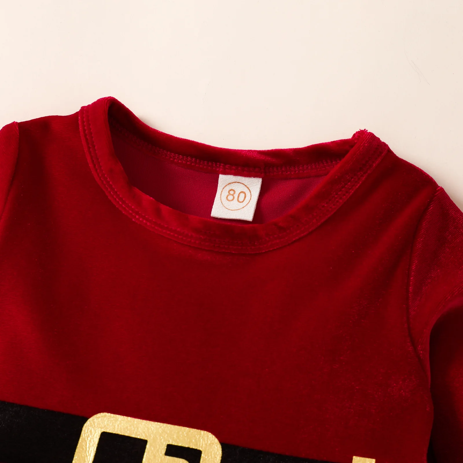 Vestido de fiesta infantil princesa otoño con encaje rojo - imagen 2