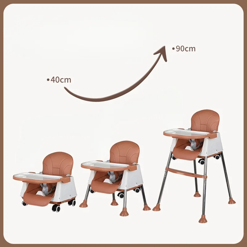 Asiento elevador infantil altura ajustable fácil de limpiar y llevar - imagen 4