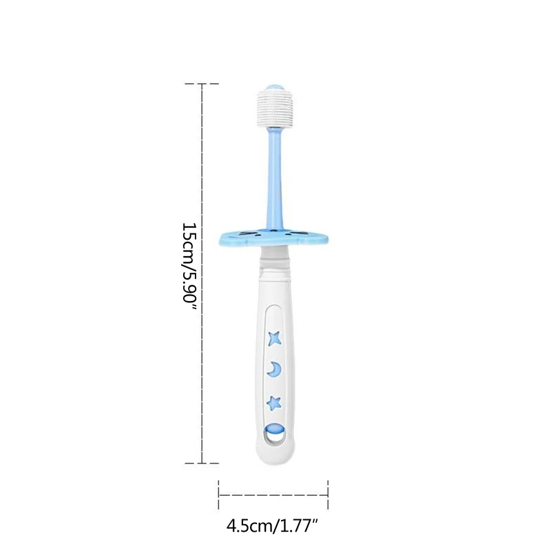 Cepillo de dientes 360° para bebé – Limpieza completa - imagen 3