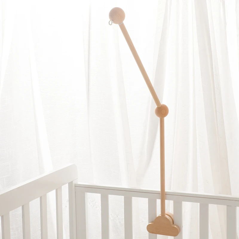 Móvil nube de madera para cuna – Colgante decorativo infantil