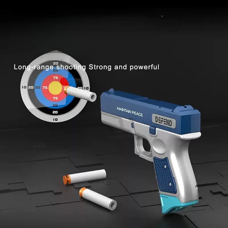 Pistola de dardos de espuma infantil – Juego de lanzamiento interior - imagen 2