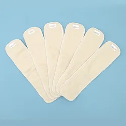 ALVABABY inserto cáñamo para pañal de tela reutilizable recién nacido