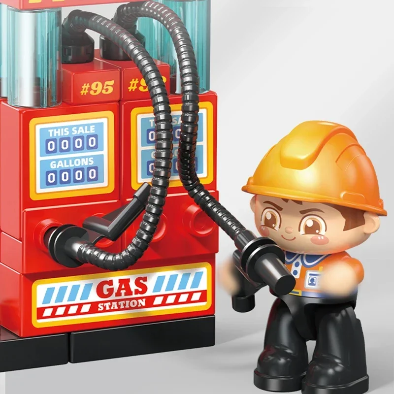 Bloques de construcción Gasolinera para niños – juguete educativo - imagen 5