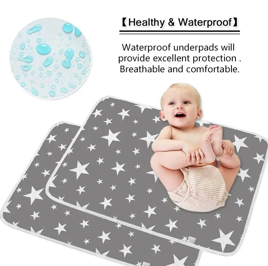 Cambiador de pañales lavable e impermeable para bebé - imagen 4