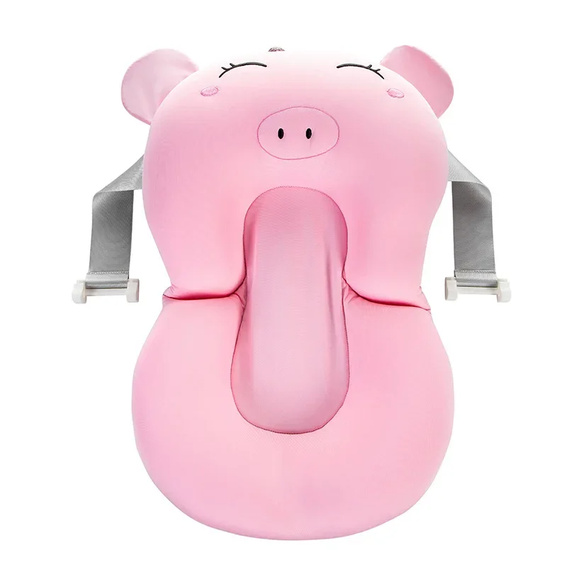 Bañera antideslizante portátil para bebé con cojín inflable - imagen 3