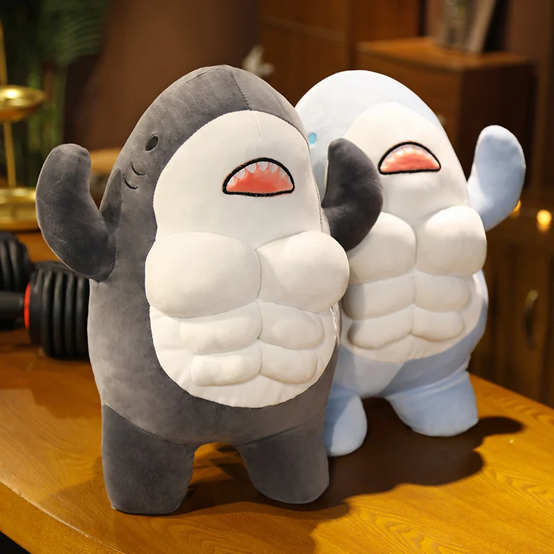 Peluche tiburón cojín suave mullido para bebés y niños - imagen 4
