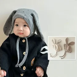 Gorro coreano para recién nacido con orejas de oso y conejo para fotos