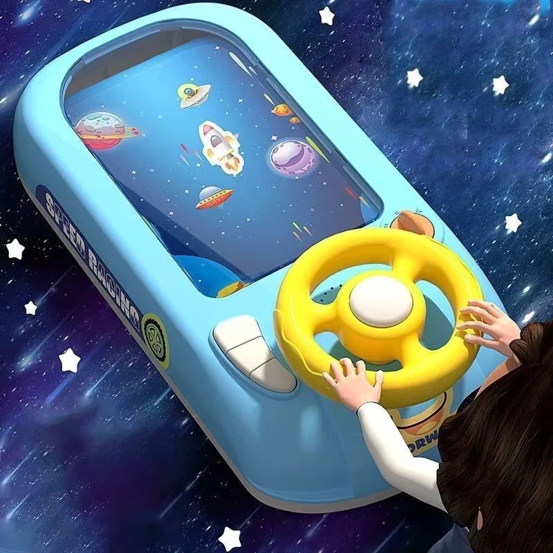 Volante de carreras electrónico – Simulador infantil con sonido - imagen 3