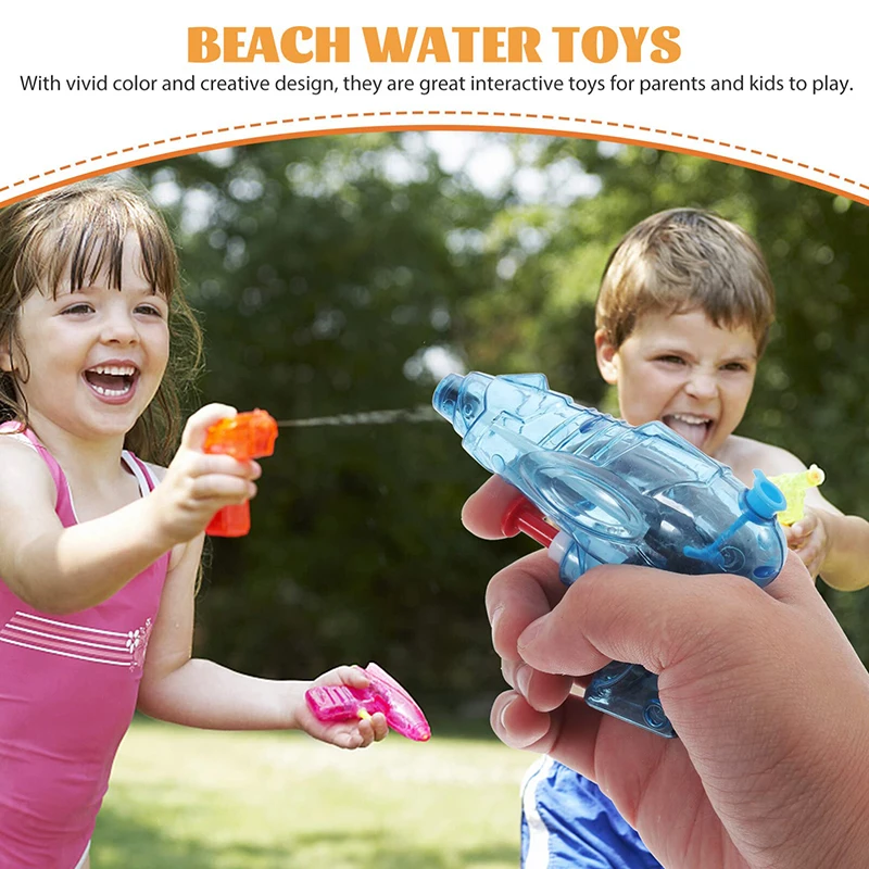 Pistola de agua rosa con forma redondeada