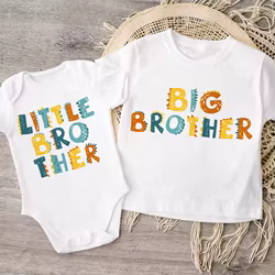 Ropa familiar a juego Gran Hermano: camisetas y monos para bebé